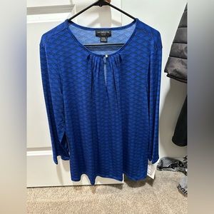 Blue Liz Claiborne Dress Shirt